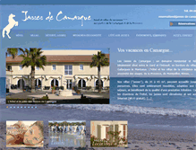 Tablet Screenshot of jassesdecamargue.com